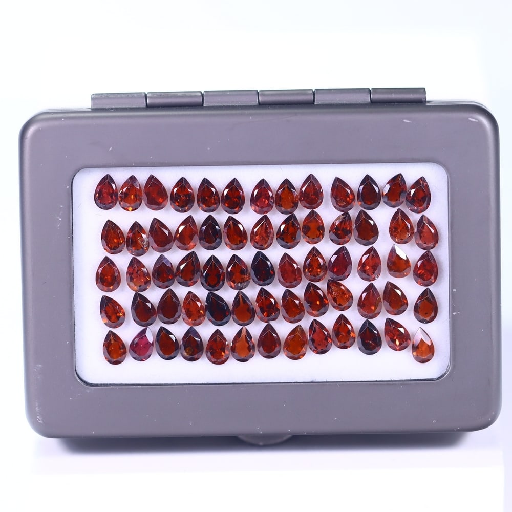32.40Ct Almandine Garnet - Polished Faceted - Pear Faceted: Ksmith Jewels Global Welcome to our auction house, today auction brought to you by Ksmith Jewels Global based in Penang, Malaysia specialize in all kinds of opal and color gemstone both in manufacturi
