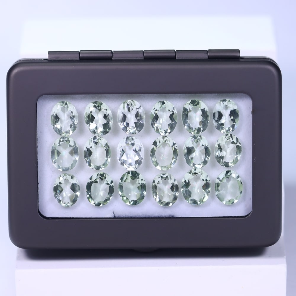42.03Ct Green Amethyst Set - Polished Faceted: Ksmith Jewels Global Welcome to our auction house, today auction brought to you by Ksmith Jewels Global based in Penang, Malaysia specialize in all kinds of opal and color gemstone both in manufacturi