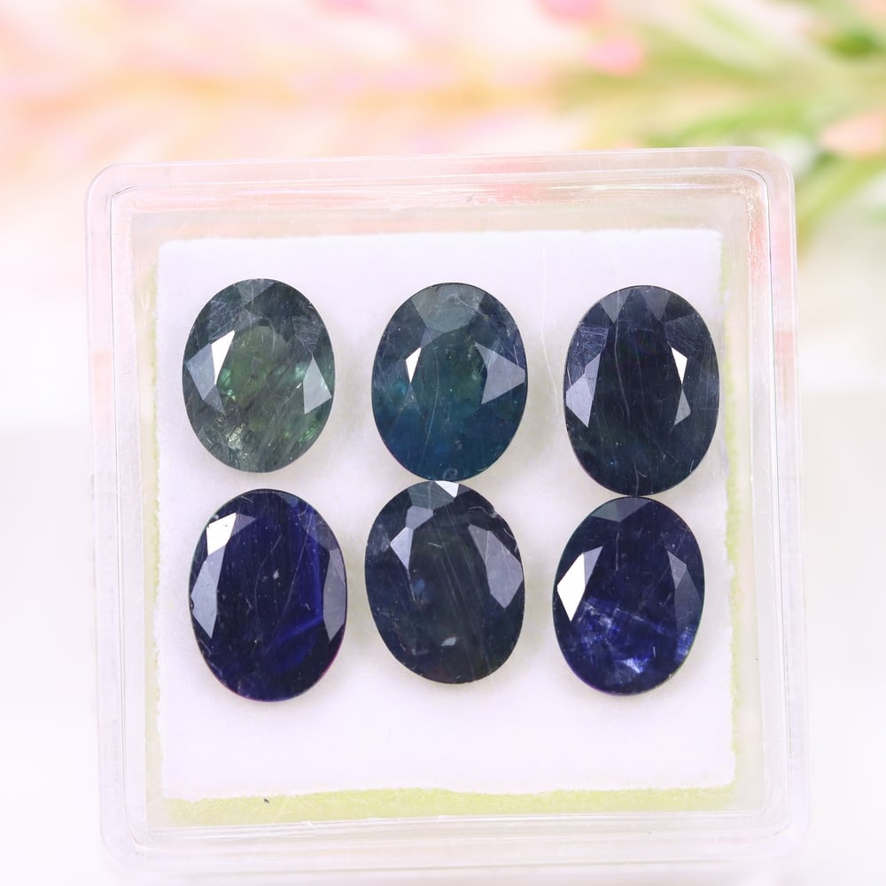 8.49Ct Teal Sapphire Set - Polished Faceted: Ksmith Jewels Global Welcome to our auction house, today auction brought to you by Ksmith Jewels Global based in Penang, Malaysia specialize in all kinds of opal and color gemstone both in manufacturi