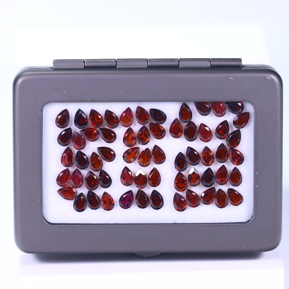 32.11Ct Almandine Garnet - Polished Faceted - Pear Faceted: Ksmith Jewels Global Welcome to our auction house, today auction brought to you by Ksmith Jewels Global based in Penang, Malaysia specialize in all kinds of opal and color gemstone both in manufacturi