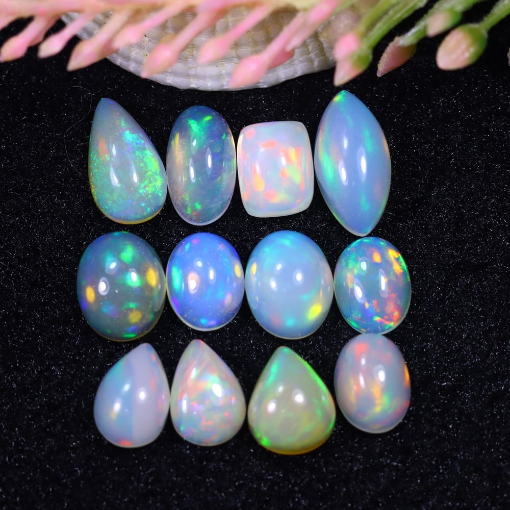 17.55Ct Welo Opal Set - Ethiopian Opal: Ksmith Jewels Global Welcome to our auction house, today auction brought to you by Ksmith Jewels Global based in Penang, Malaysia specialize in all kinds of opal and color gemstone both in manufacturi