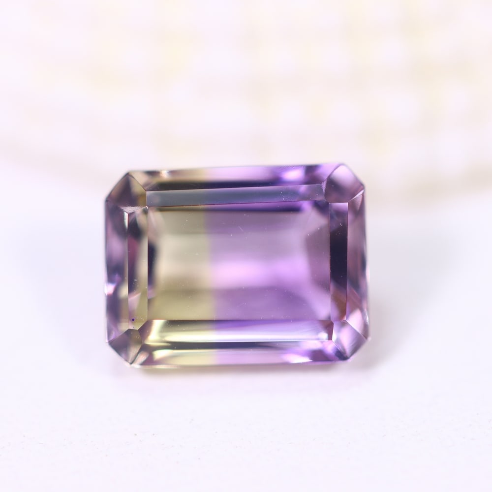 1.63Ct Ametrine - Polished Faceted - Rectangle Faceted: Ksmith Jewels Global Welcome to our auction house, today auction brought to you by Ksmith Jewels Global based in Penang, Malaysia specialize in all kinds of opal and color gemstone both in manufacturi