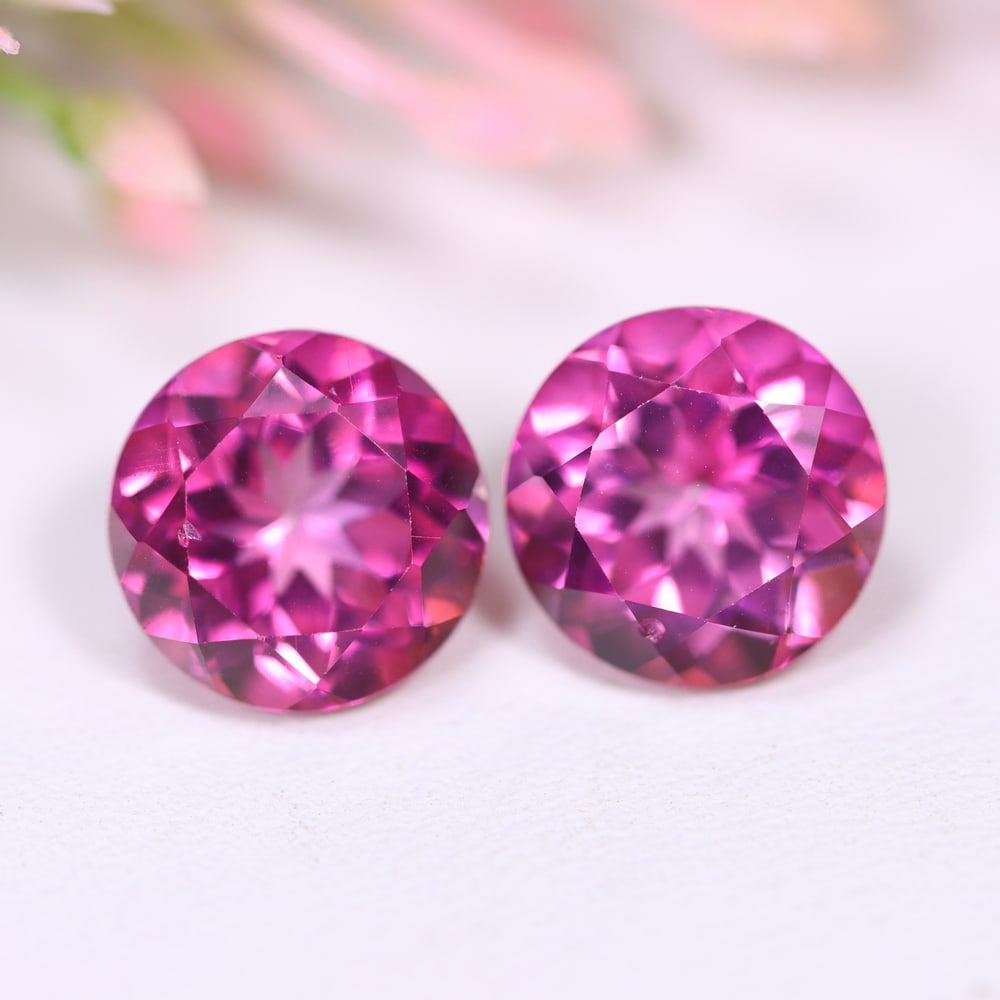 9.16Ct Pink Topaz Pair - Polished Faceted: Ksmith Jewels Global Welcome to our auction house, today auction brought to you by Ksmith Jewels Global based in Penang, Malaysia specialize in all kinds of opal and color gemstone both in manufacturi