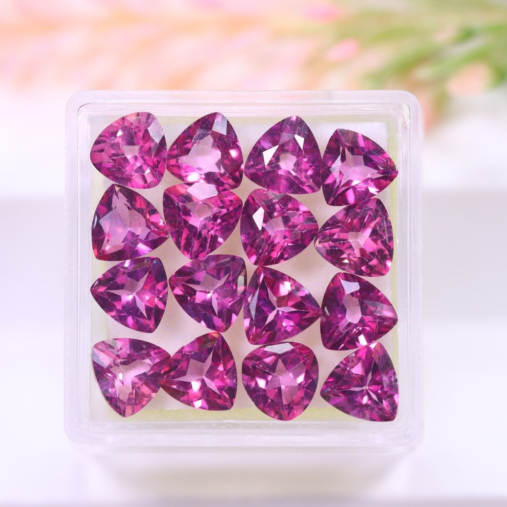 13.82Ct Pink Topaz Set - Polished Faceted: Ksmith Jewels Global Welcome to our auction house, today auction brought to you by Ksmith Jewels Global based in Penang, Malaysia specialize in all kinds of opal and color gemstone both in manufacturi