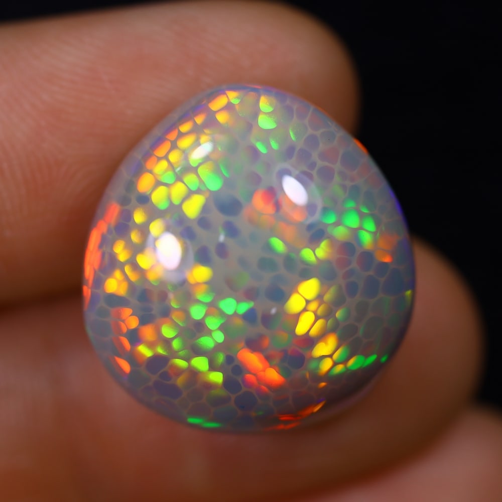 *16.13Ct Dark Base Welo Opal Polished - Ethiopian Opal: Ksmith Jewels Global Welcome to our auction house, today auction brought to you by Ksmith Jewels Global based in Penang, Malaysia specialize in all kinds of opal and color gemstone both in manufacturi