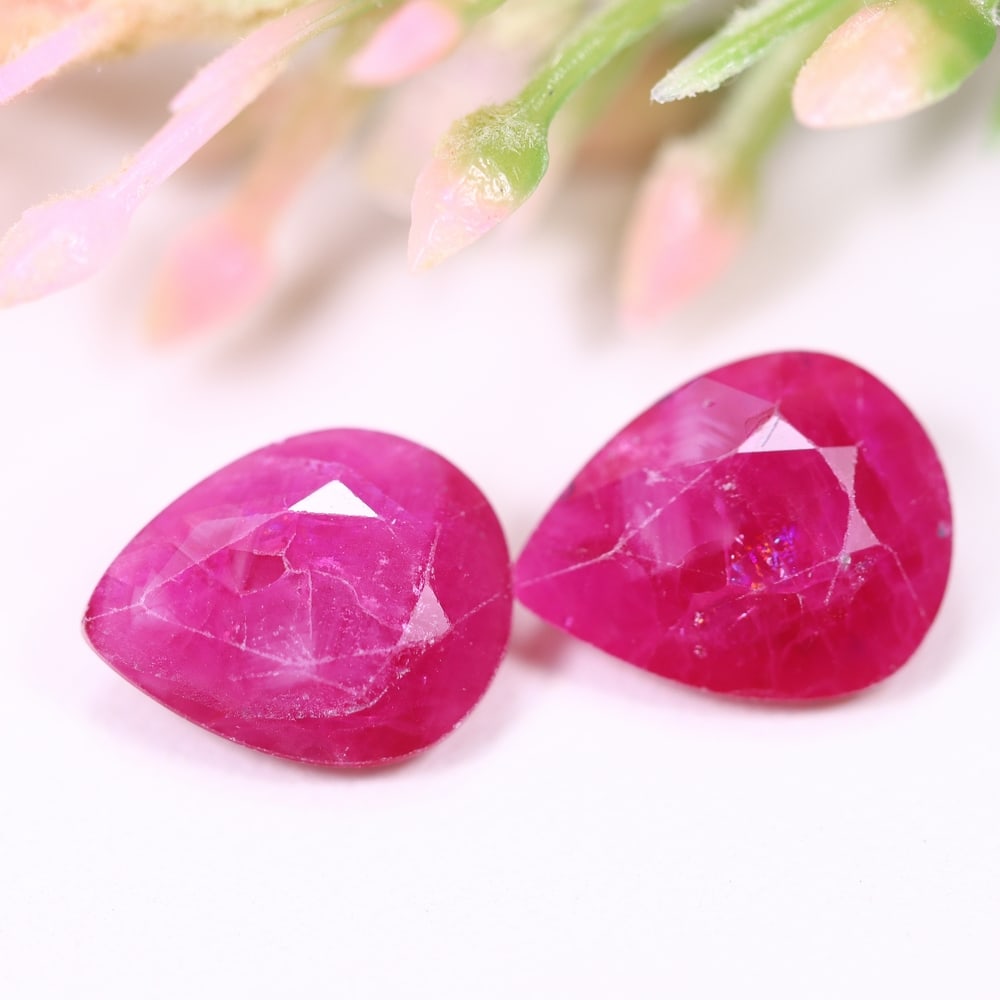 5.20Ct Red Ruby Set - Polished Faceted: Ksmith Jewels Global Welcome to our auction house, today auction brought to you by Ksmith Jewels Global based in Penang, Malaysia specialize in all kinds of opal and color gemstone both in manufacturi