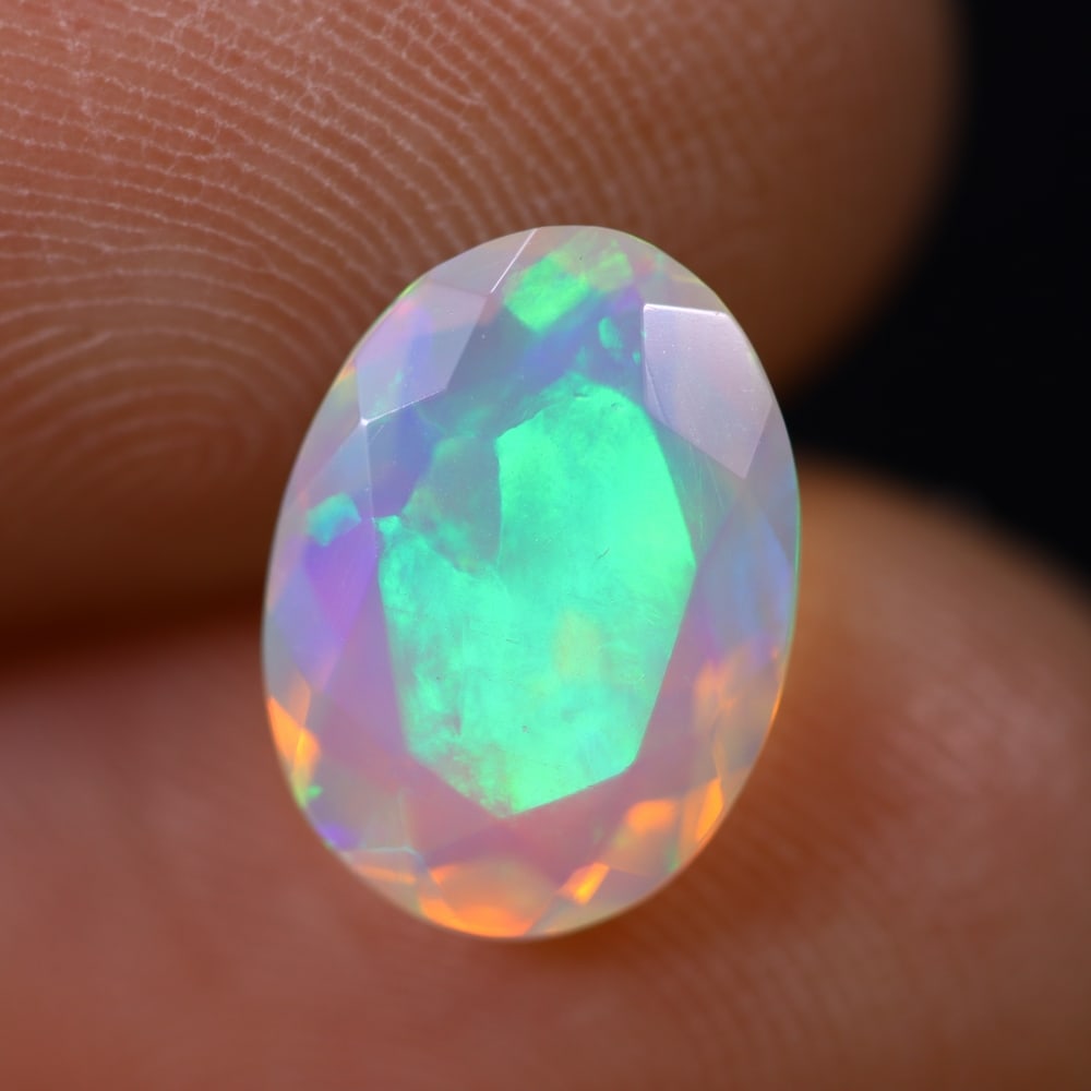 1.66Ct Welo Opal Faceted Polished - Ethiopian Opal: Ksmith Jewels Global Welcome to our auction house, today auction brought to you by Ksmith Jewels Global based in Penang, Malaysia specialize in all kinds of opal and color gemstone both in manufacturi