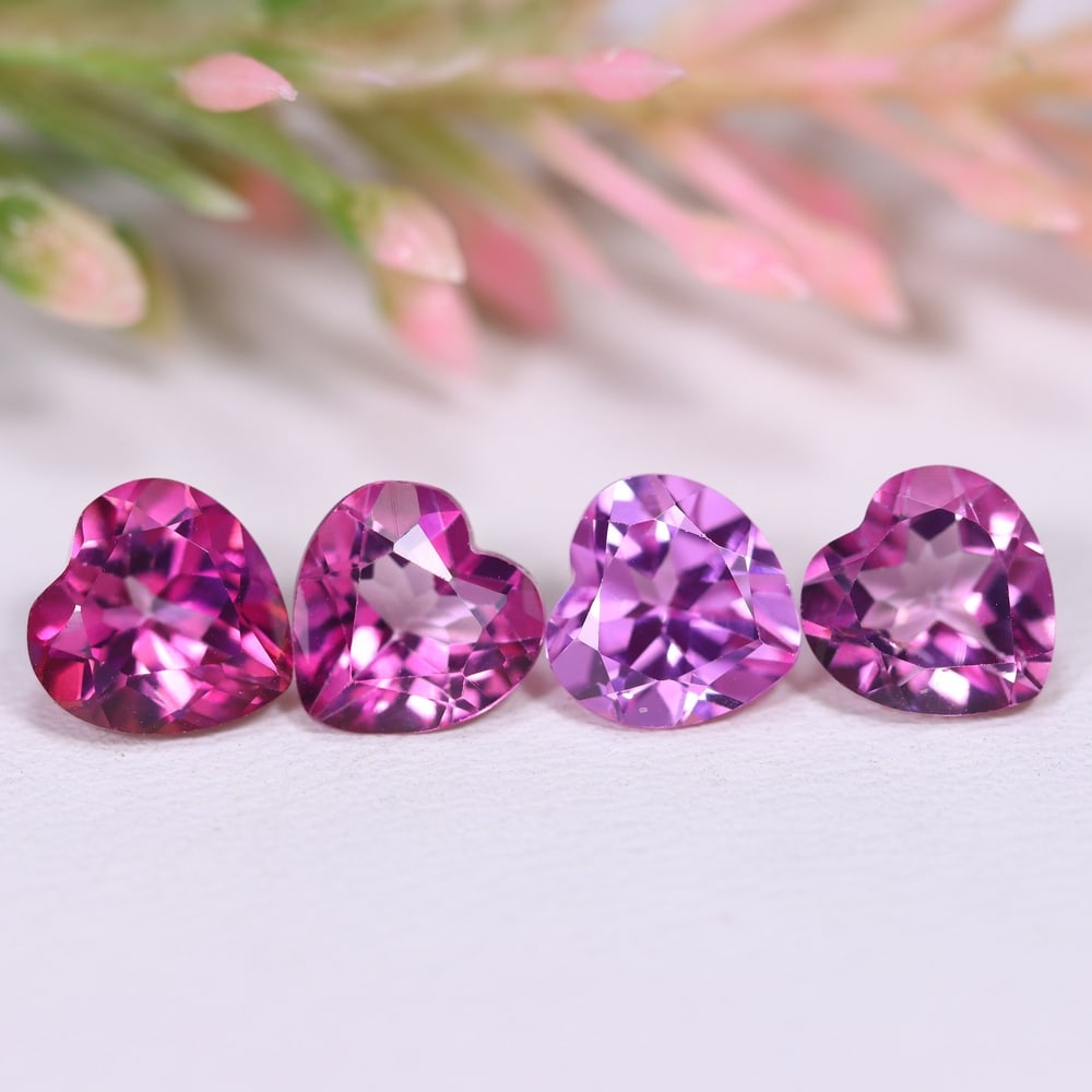 6.15Ct Pink Topaz Set - Polished Faceted: Ksmith Jewels Global Welcome to our auction house, today auction brought to you by Ksmith Jewels Global based in Penang, Malaysia specialize in all kinds of opal and color gemstone both in manufacturi