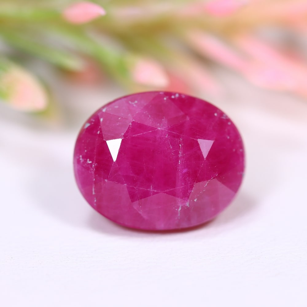 10.25Ct Red Ruby - Polished Faceted (1 of 3)
