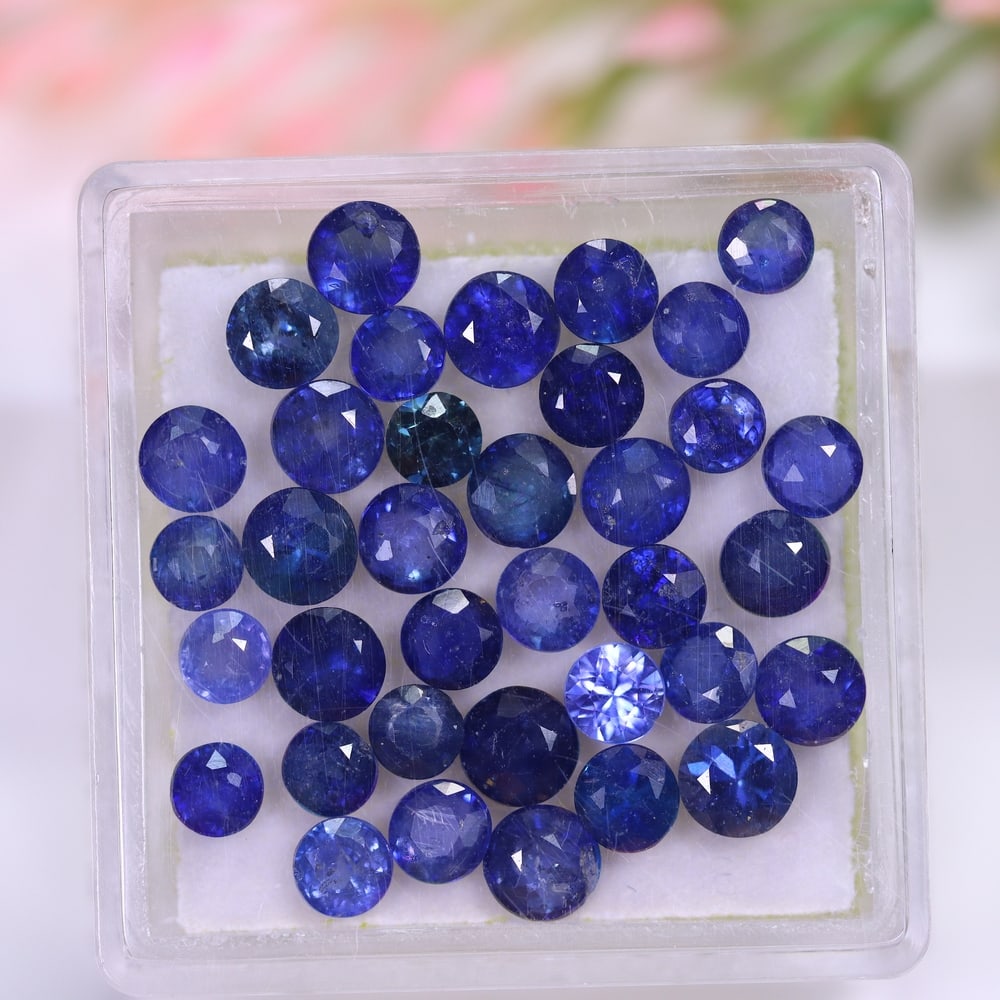 8.54Ct Blue Sapphire Set - Polished Faceted: Ksmith Jewels Global Welcome to our auction house, today auction brought to you by Ksmith Jewels Global based in Penang, Malaysia specialize in all kinds of opal and color gemstone both in manufacturi