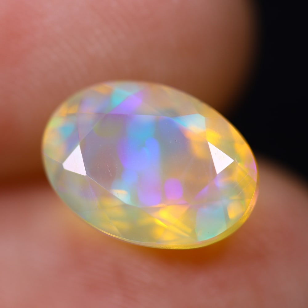 2.17Ct Welo Opal Faceted Polished - Ethiopian Opal (1 of 4)