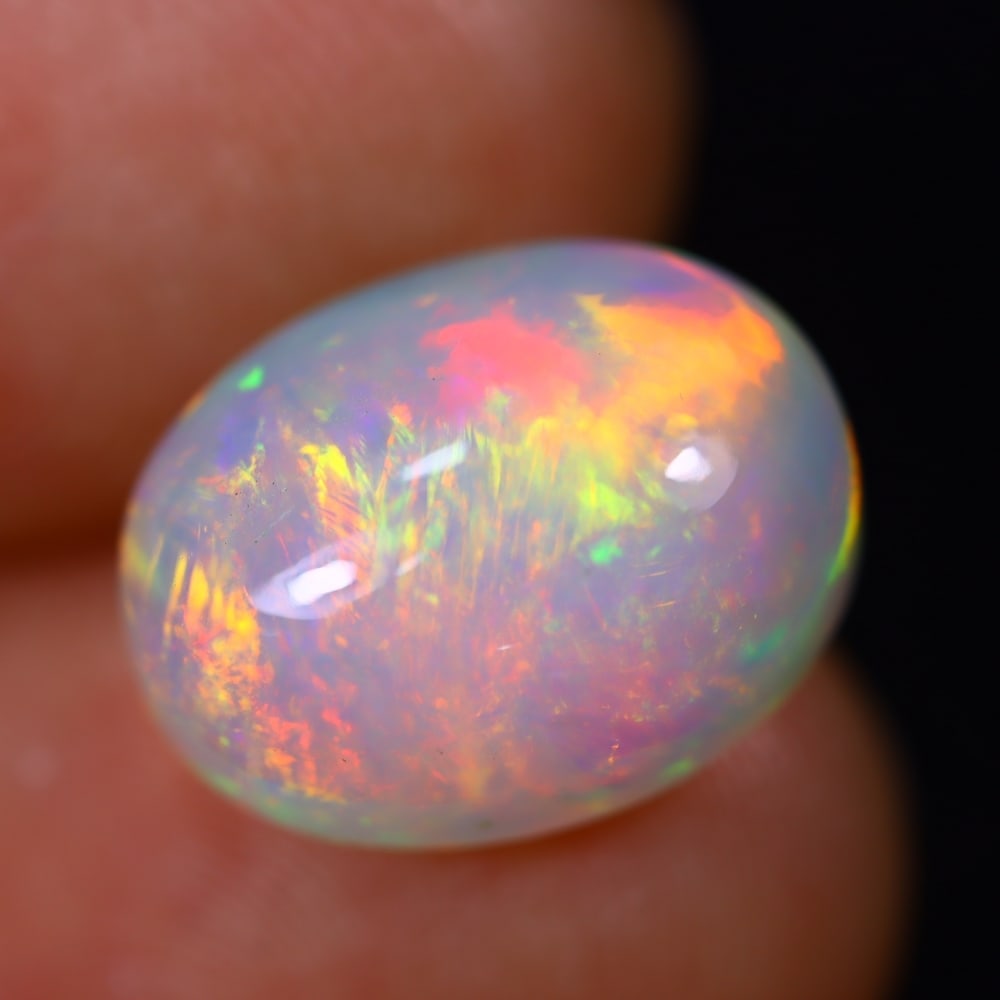 *5.47Ct Welo Opal Polished - Ethiopian Opal - Oval Cabochon: Ksmith Jewels Global Welcome to our auction house, today auction brought to you by Ksmith Jewels Global based in Penang, Malaysia specialize in all kinds of opal and color gemstone both in manufacturi