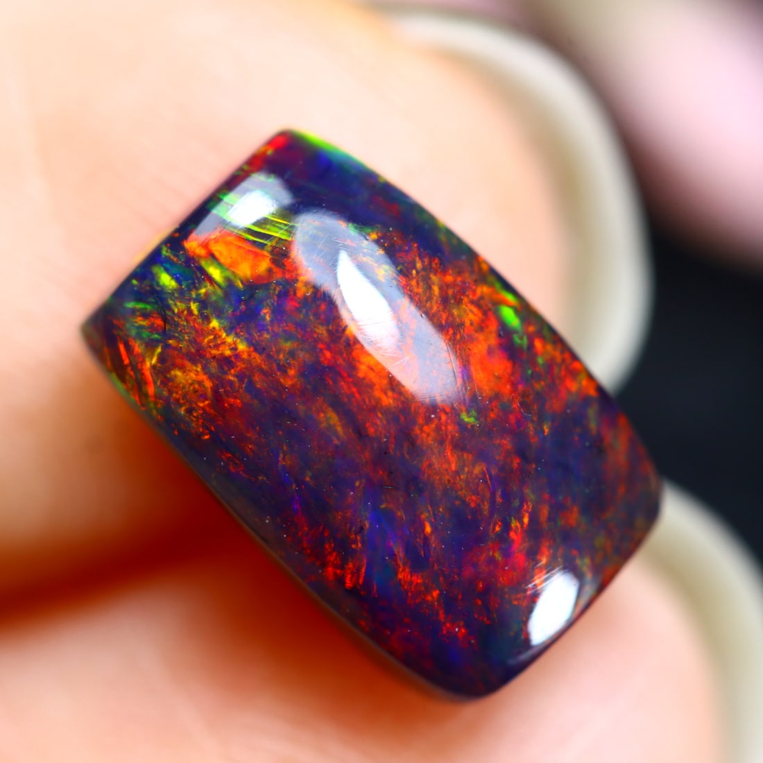 2.24Ct Natural Ethiopian Welo Smoked Opal - Ethiopian Opal: Ksmith Jewels Global Welcome to our auction house, today auction brought to you by Ksmith Jewels Global based in Penang, Malaysia specialize in all kinds of opal and color gemstone both in manufacturi