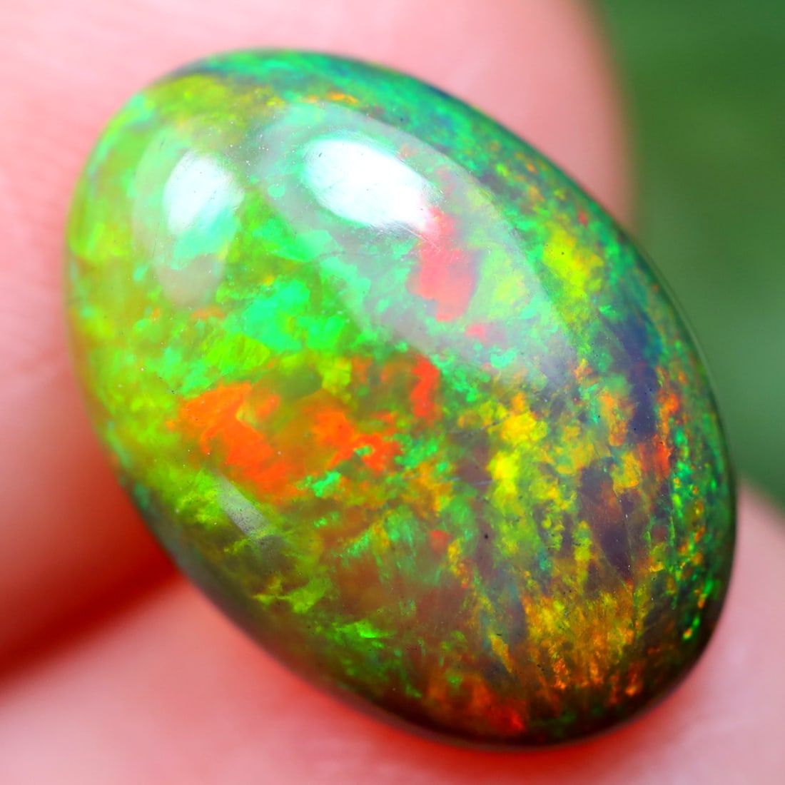 2.29Ct Natural Ethiopian Welo Smoked Opal - Ethiopian Opal - Oval Cabochon: Ksmith Jewels Global Welcome to our auction house, today auction brought to you by Ksmith Jewels Global based in Penang, Malaysia specialize in all kinds of opal and color gemstone both in manufacturi