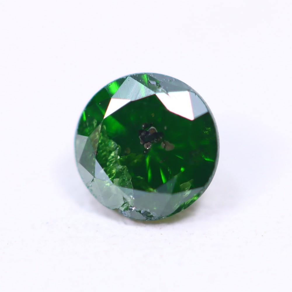 0.41ct Green Diamond 4.6mm - Natural Diamond, Loose Diamond: Ksmith Jewels Global Welcome to our auction house, today auction brought to you by Ksmith Jewels Global based in Penang, Malaysia specialize in all kinds of opal, diamond and color gemstone both in ma