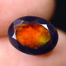 2.50Ct Welo Black Opal Faceted Polished - Ethiopian Opal
