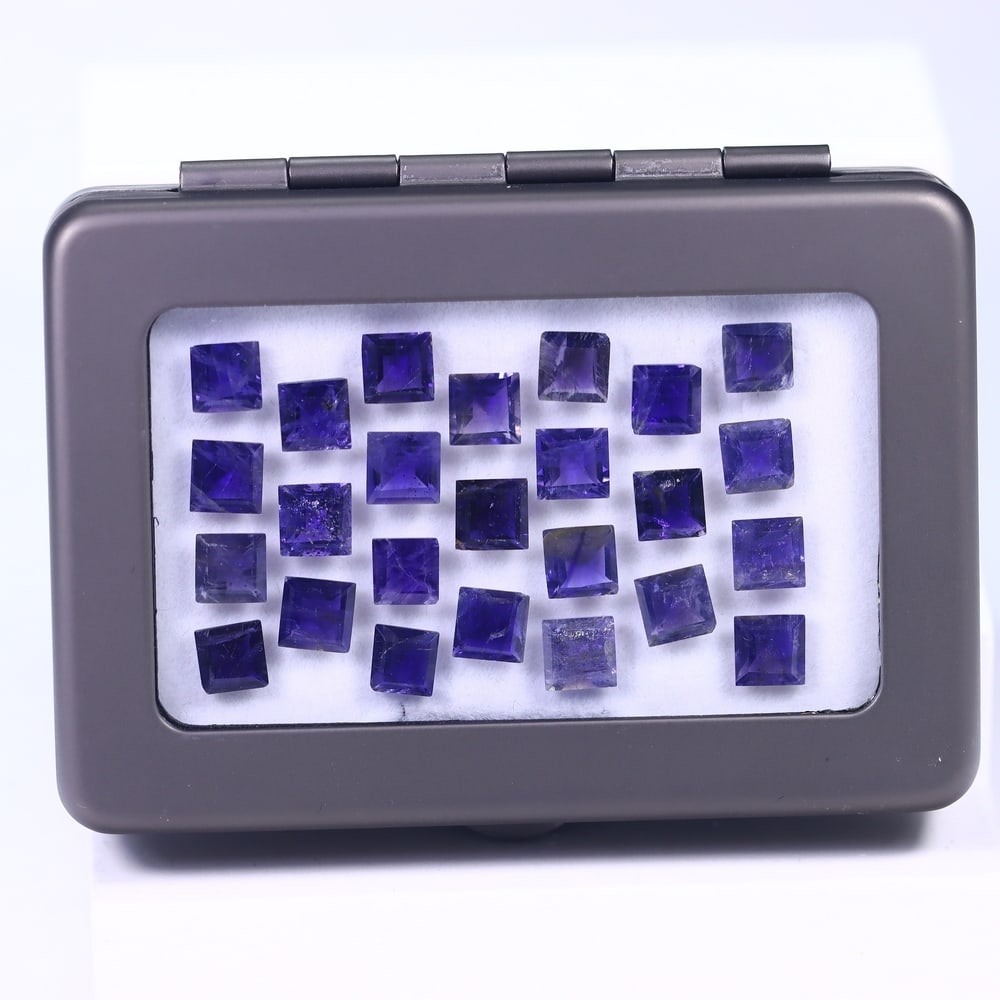 24.18Ct Iolite Set - Polished Faceted: Ksmith Jewels Global Welcome to our auction house, today auction brought to you by Ksmith Jewels Global based in Penang, Malaysia specialize in all kinds of opal and color gemstone both in manufacturi