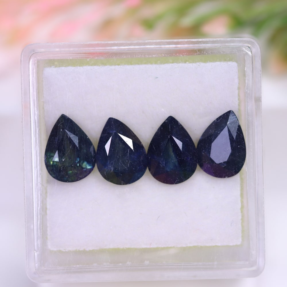 4.94Ct Blue Sapphire Set - Polished Faceted: Ksmith Jewels Global Welcome to our auction house, today auction brought to you by Ksmith Jewels Global based in Penang, Malaysia specialize in all kinds of opal and color gemstone both in manufacturi