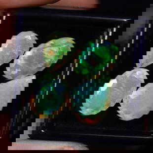 6.28Ct Welo Opal Faceted Set - Ethiopian Opal: Ksmith Jewels Global Welcome to our auction house, today auction brought to you by Ksmith Jewels Global based in Penang, Malaysia specialize in all kinds of opal and color gemstone both in manufacturi