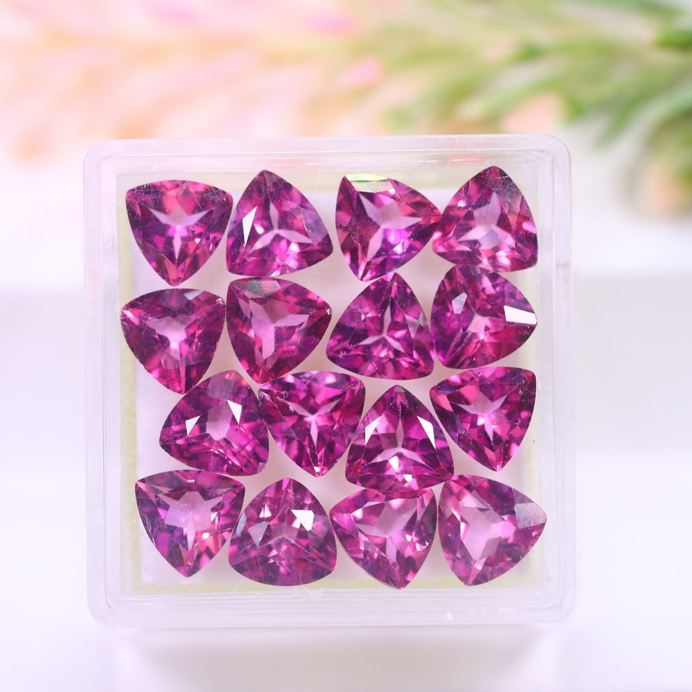 13.25Ct Pink Topaz Set - Polished Faceted: Ksmith Jewels Global Welcome to our auction house, today auction brought to you by Ksmith Jewels Global based in Penang, Malaysia specialize in all kinds of opal and color gemstone both in manufacturi