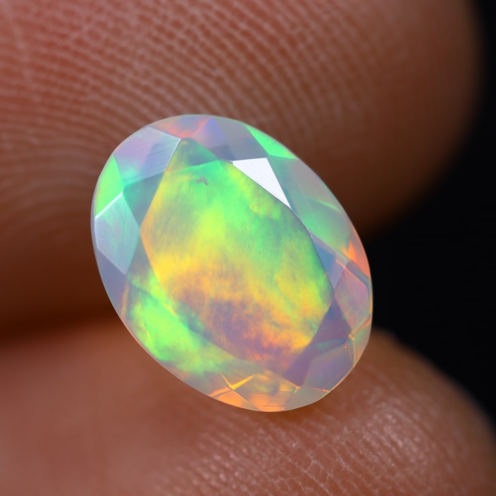 1.24Ct Welo Opal Faceted Polished - Ethiopian Opal: Ksmith Jewels Global Welcome to our auction house, today auction brought to you by Ksmith Jewels Global based in Penang, Malaysia specialize in all kinds of opal and color gemstone both in manufacturi