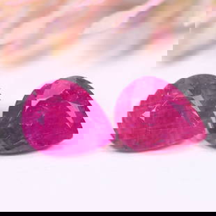 5.58Ct Red Ruby Set - Polished Faceted: Ksmith Jewels Global Welcome to our auction house, today auction brought to you by Ksmith Jewels Global based in Penang, Malaysia specialize in all kinds of opal and color gemstone both in manufacturi