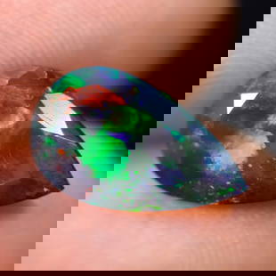 1.69Ct Welo Black Opal Polished - Ethiopian Opal: Ksmith Jewels Global Welcome to our auction house, today auction brought to you by Ksmith Jewels Global based in Penang, Malaysia specialize in all kinds of opal and color gemstone both in manufacturi
