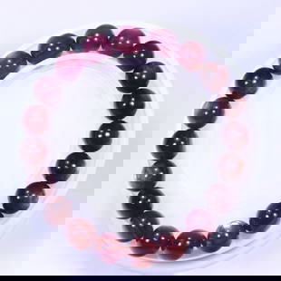 *29.5g Quartz Bracelet - Polished Beads: Ksmith Jewels Global Welcome to our auction house, today auction brought to you by Ksmith Jewels Global based in Penang, Malaysia specialize in all kinds of opal and color gemstone both in