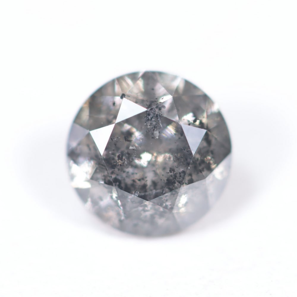 0.93Ct Salt and Pepper Diamond - Polished Faceted: Ksmith Jewels Global Welcome to our auction house, today auction brought to you by Ksmith Jewels Global based in Penang, Malaysia specialize in all kinds of opal and color gemstone both in manufacturi
