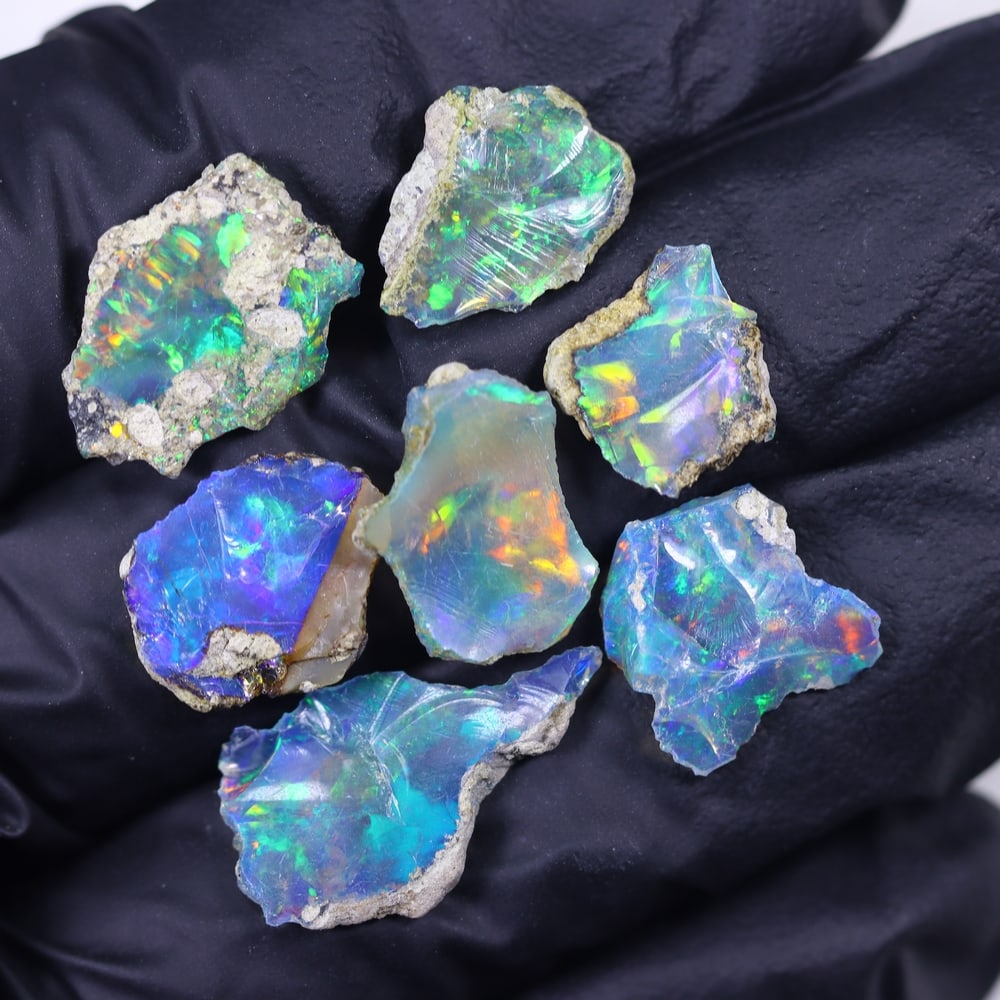 *10.7Ct Smoked Rough Opal Specimen - Ethiopian Opal - Mineral Rough (1 of 5)