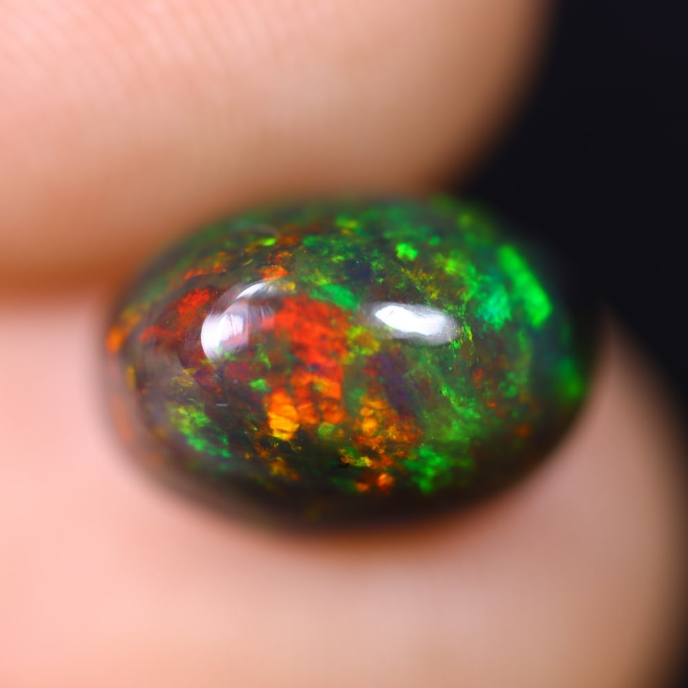 2.45Ct Welo Black Opal Polished - Ethiopian Opal: Ksmith Jewels Global Welcome to our auction house, today auction brought to you by Ksmith Jewels Global based in Penang, Malaysia specialize in all kinds of opal and color gemstone both in manufacturi