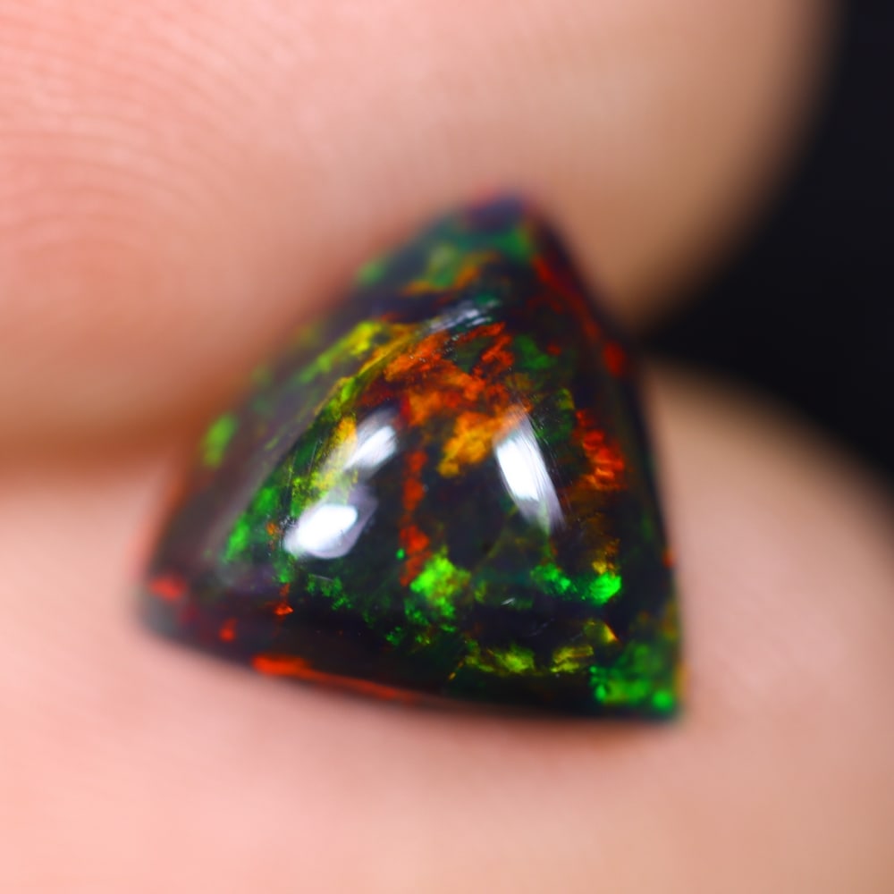 1.75Ct Welo Black Opal Polished - Ethiopian Opal (1 of 5)