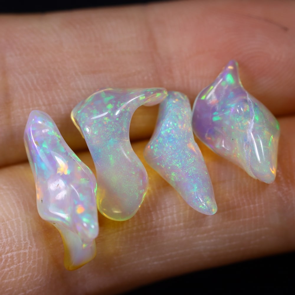 8.56Ct Welo Opal Freeform Polished Set - Ethiopian Opal: Ksmith Jewels Global Welcome to our auction house, today auction brought to you by Ksmith Jewels Global based in Penang, Malaysia specialize in all kinds of opal and color gemstone both in manufacturi