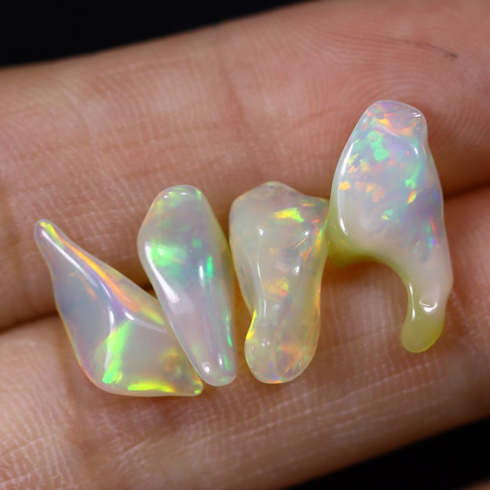 6.73Ct Welo Opal Freeform Polished Set - Ethiopian Opal: Ksmith Jewels Global Welcome to our auction house, today auction brought to you by Ksmith Jewels Global based in Penang, Malaysia specialize in all kinds of opal and color gemstone both in manufacturi