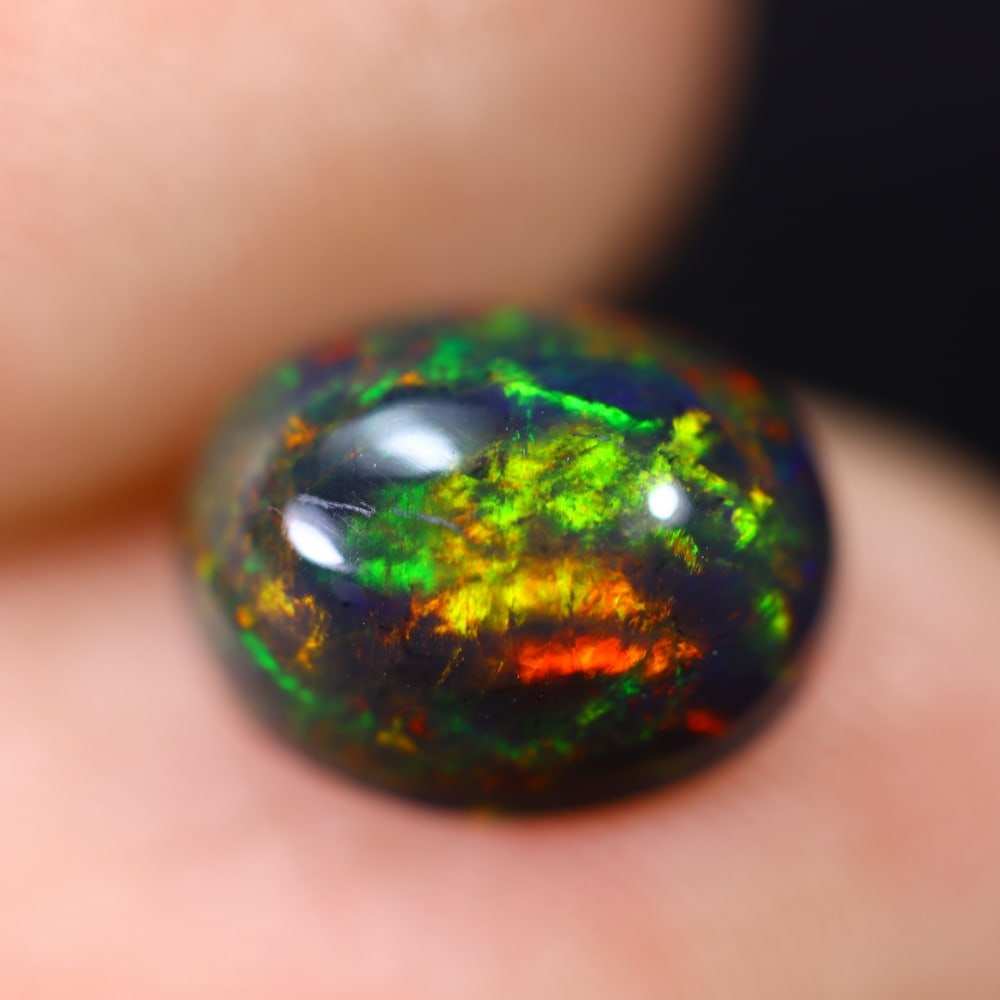 1.91Ct Welo Black Opal Polished - Ethiopian Opal: Ksmith Jewels Global Welcome to our auction house, today auction brought to you by Ksmith Jewels Global based in Penang, Malaysia specialize in all kinds of opal and color gemstone both in manufacturi