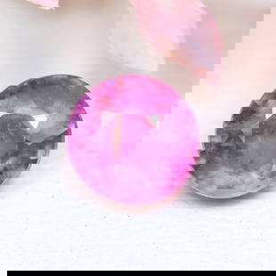 0.85Ct Natural Heated Pinkish Red Ruby - Mozambique Gemstone - Round Faceted: Ksmith Jewels Global Welcome to our auction house, today auction brought to you by Ksmith Jewels Global based in Penang, Malaysia specialize in all kinds of opal and color gemstone both in manufacturi