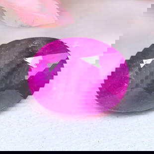 1.17Ct Natural Heated Pinkish Red Ruby - Mozambique Gemstone - Oval Faceted: Ksmith Jewels Global Welcome to our auction house, today auction brought to you by Ksmith Jewels Global based in Penang, Malaysia specialize in all kinds of opal and color gemstone both in manufacturi