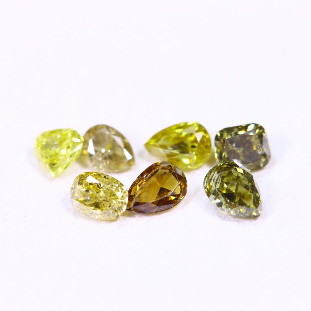 0.54ct 7pcs Unheated Fancy Diamond Lot - Natural Diamond, Loose Diamond: Ksmith Jewels Global Welcome to our auction house, today auction brought to you by Ksmith Jewels Global based in Penang, Malaysia specialize in all kinds of opal, diamond and color gemstone both in ma