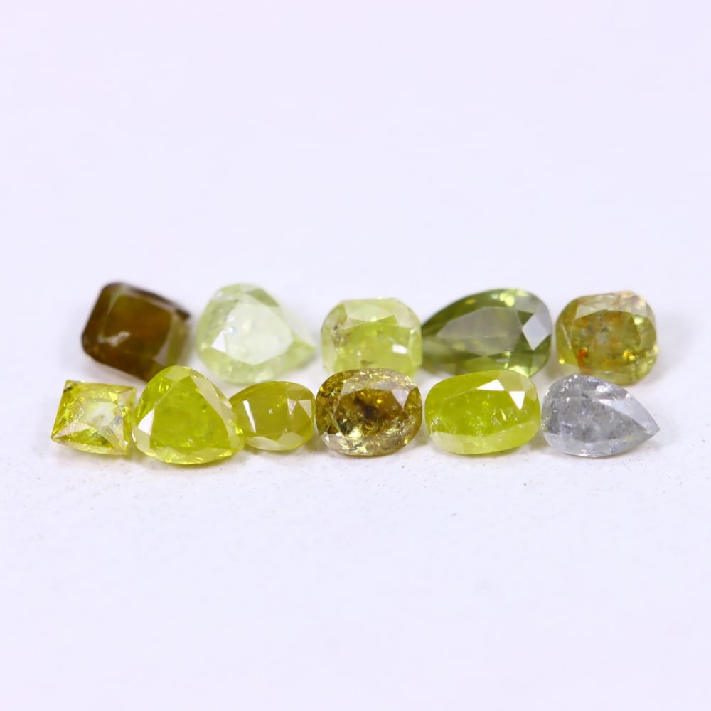 1.05ct 11pcs Unheated Fancy Diamond Lot - Natural Diamond, Loose Diamond: Ksmith Jewels Global Welcome to our auction house, today auction brought to you by Ksmith Jewels Global based in Penang, Malaysia specialize in all kinds of opal, diamond and color gemstone both in ma