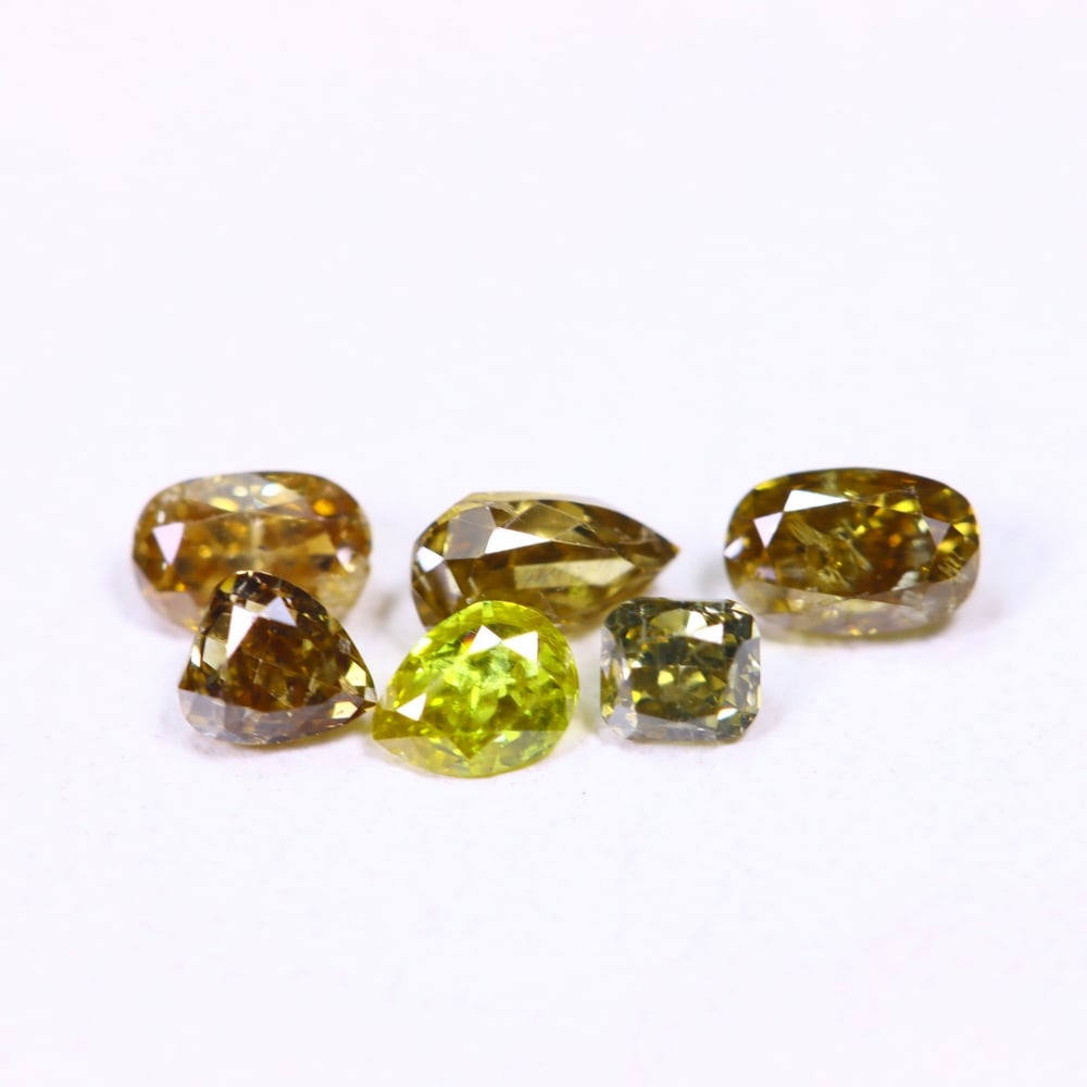 0.51ct 6pcs Unheated Fancy Diamond Lot - Natural Diamond, Loose Diamond: Ksmith Jewels Global Welcome to our auction house, today auction brought to you by Ksmith Jewels Global based in Penang, Malaysia specialize in all kinds of opal, diamond and color gemstone both in ma