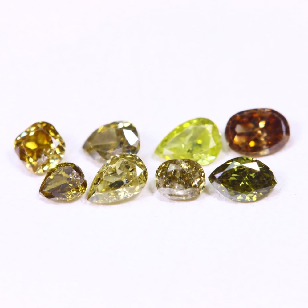 0.50ct 8pcs Unheated Fancy Diamond Lot - Natural Diamond, Loose Diamond: Ksmith Jewels Global Welcome to our auction house, today auction brought to you by Ksmith Jewels Global based in Penang, Malaysia specialize in all kinds of opal, diamond and color gemstone both in ma