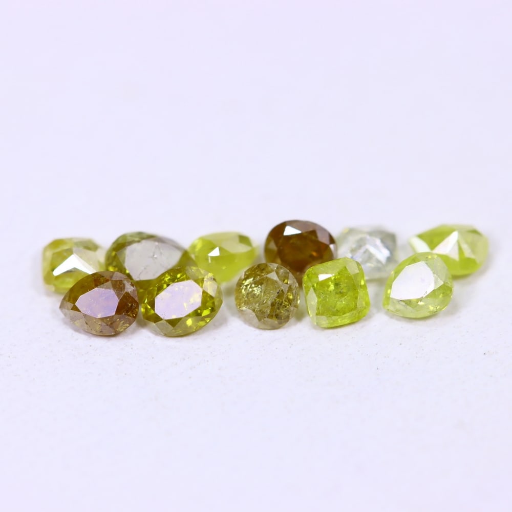 1.08ct 11pcs Unheated Fancy Diamond Lot - Natural Diamond, Loose Diamond: Ksmith Jewels Global Welcome to our auction house, today auction brought to you by Ksmith Jewels Global based in Penang, Malaysia specialize in all kinds of opal, diamond and color gemstone both in ma