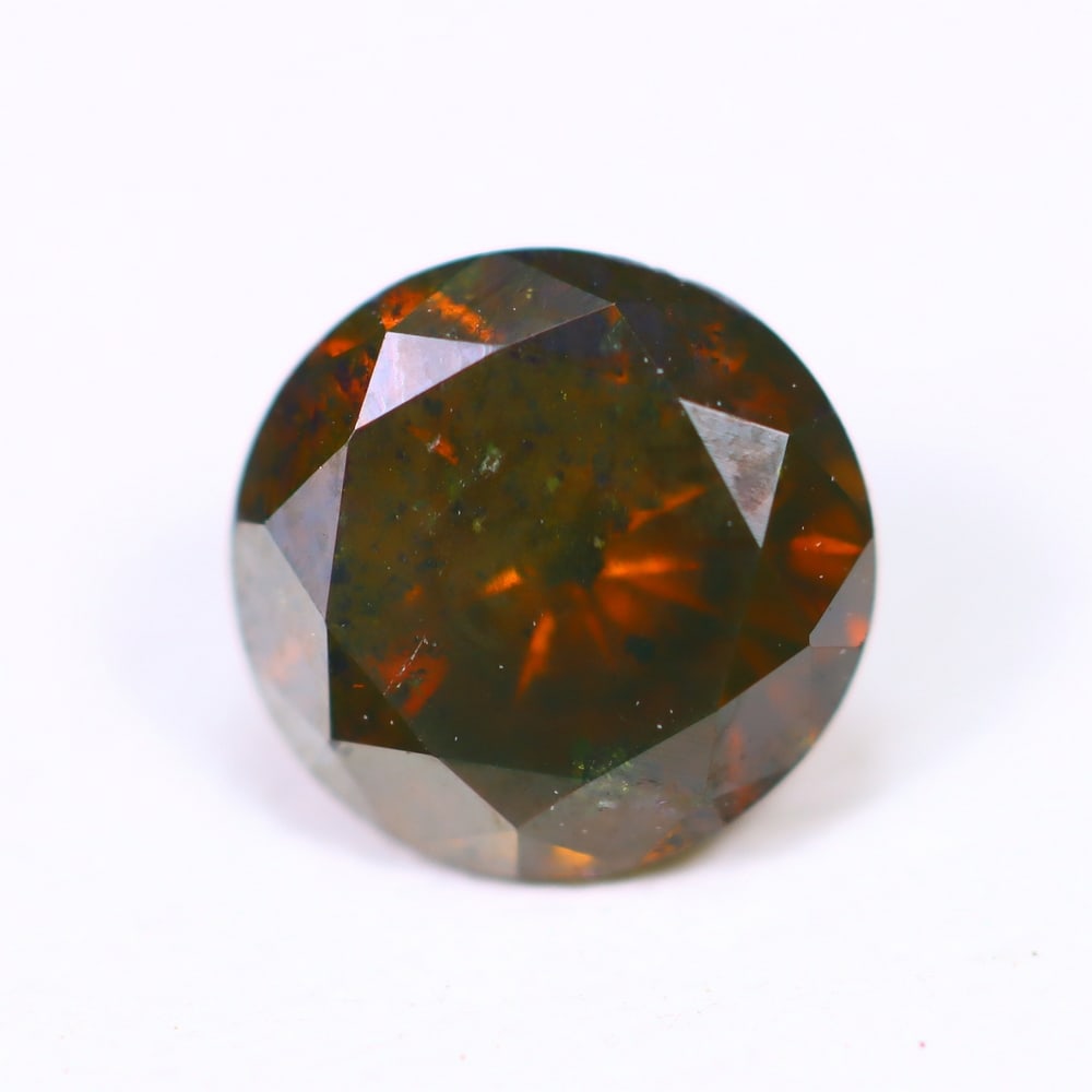 0.64ct Cognac Round Diamond 5.4mm - Natural Diamond, Loose Diamond: Ksmith Jewels Global Welcome to our auction house, today auction brought to you by Ksmith Jewels Global based in Penang, Malaysia specialize in all kinds of opal, diamond and color gemstone both in ma