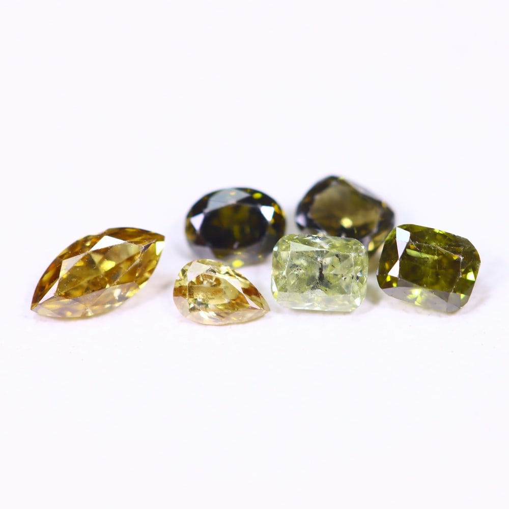 0.50ct 6pcs Unheated Fancy Diamond Lot - Natural Diamond, Loose Diamond: Ksmith Jewels Global Welcome to our auction house, today auction brought to you by Ksmith Jewels Global based in Penang, Malaysia specialize in all kinds of opal, diamond and color gemstone both in ma