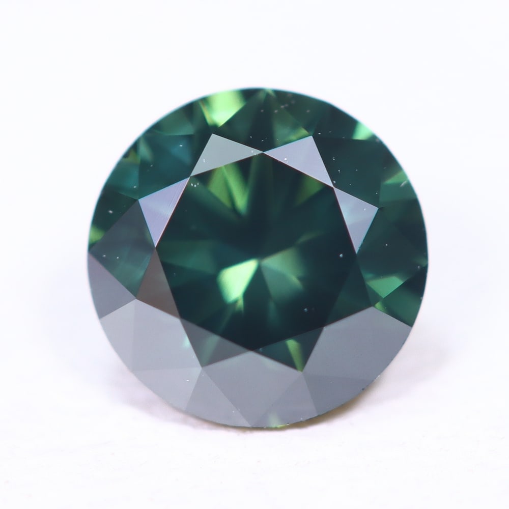 *0.42Ct Peacock Green Round Diamond 4.8mm - Polished Faceted: Ksmith Jewels Global Welcome to our auction house, today auction brought to you by Ksmith Jewels Global based in Penang, Malaysia specialize in all kinds of opal and color gemstone both in manufacturi