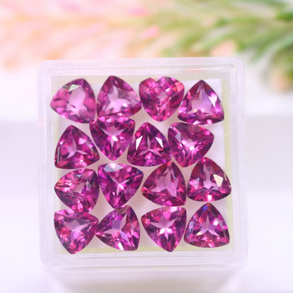 13.06Ct Pink Topaz Set - Polished Faceted: Ksmith Jewels Global Welcome to our auction house, today auction brought to you by Ksmith Jewels Global based in Penang, Malaysia specialize in all kinds of opal and color gemstone both in manufacturi