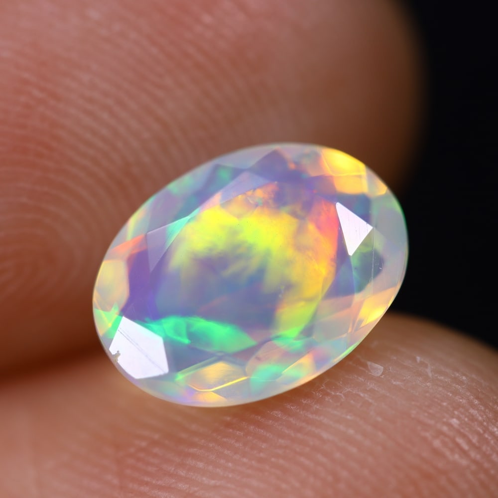 1.20Ct Welo Opal Faceted Polished - Ethiopian Opal: Ksmith Jewels Global Welcome to our auction house, today auction brought to you by Ksmith Jewels Global based in Penang, Malaysia specialize in all kinds of opal and color gemstone both in manufacturi