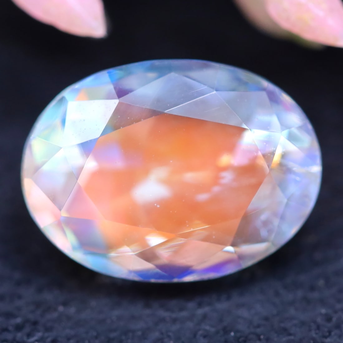 Madagascar Moonstone 2.45Ct Natural Flashy Ranbow Madagascar Moonstone for Jewelry: Ksmith Jewels Global Welcome to our auction house, today auction brought to you by Ksmith Jewels Global based in Penang, Malaysia specialize in all kinds of opal and color gemstone both in manufacturi