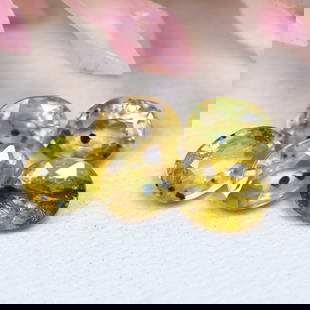 Sapphire 1.48Ct Oval Cut Natural Songea Golden Yellowish Color Sapphire in Lots: Ksmith Jewels Global Welcome to our auction house, today auction brought to you by Ksmith Jewels Global based in Penang, Malaysia specialize in all kinds of opal and color gemstone both in manufacturi