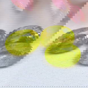 Sphene 1.32Ct Natural Oval Cut Unheated Yellowish Green Sphene Lot: Ksmith Jewels Global Welcome to our auction house, today auction brought to you by Ksmith Jewels Global based in Penang, Malaysia specialize in all kinds of opal and color gemstone both in manufacturi